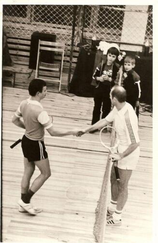 Wieslaw Ksieski i  Miroslaw Popczyk final turnieju 1978